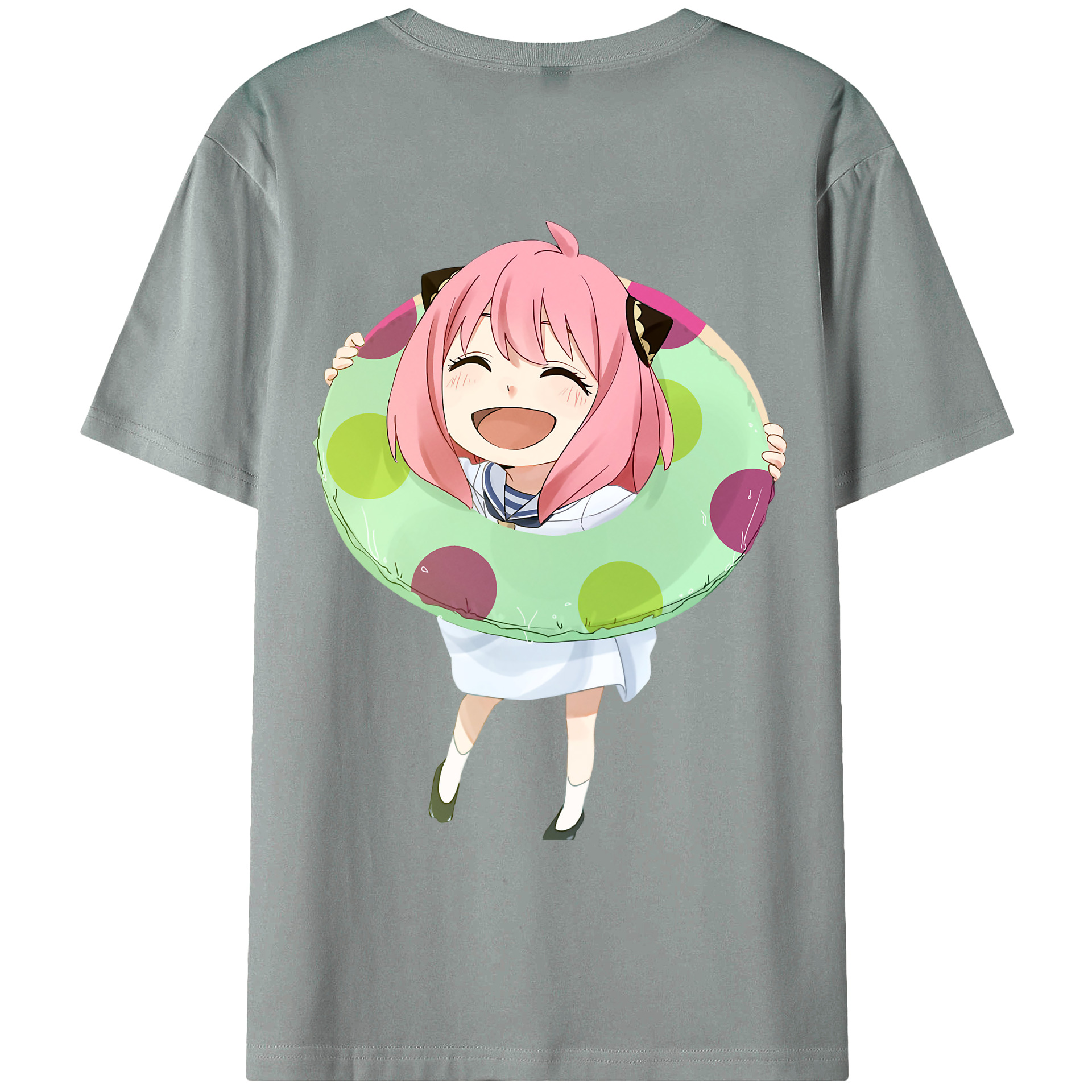 （画像用） SPY×FAMILY间谍家家酒 綿100％ メンズ半袖Tシャツ（バックプリント） 通気性
